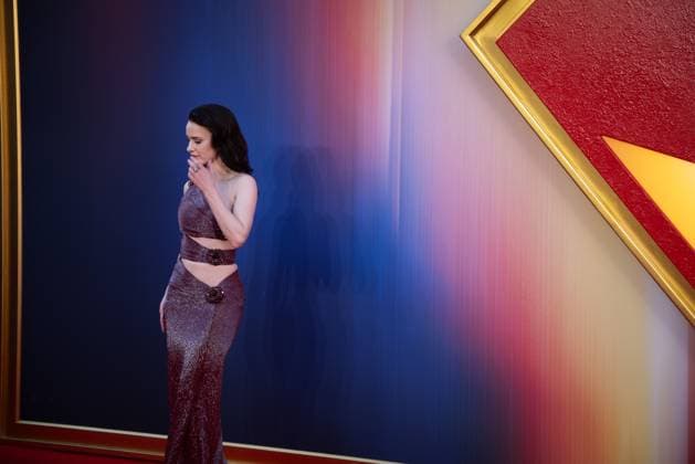 July 2, 2025, London, United Kingdom: Rachel Brosnahan attends the Superman Fan Event at Cineworld Leicester Square. London United Kingdom - ZUMAs197 20250702_aaa_s197_414 Copyright: xLoredanaxSangiulianox