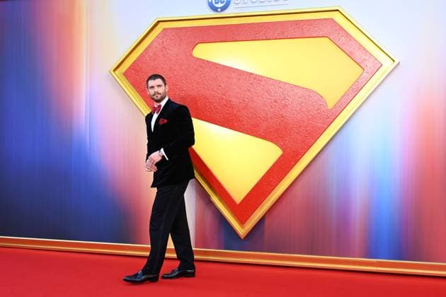 David Corenswet attends Superman Fan Event at Cineworld Leicester Square in London, England. UK. Wednesday 2nd July 2025. Copyright: xJamesxWarrenx S1GU44~P