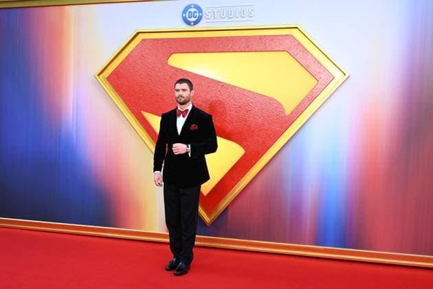 David Corenswet attends Superman Fan Event at Cineworld Leicester Square in London, England. UK. Wednesday 2nd July 2025. Copyright: xJamesxWarrenx SCVDO5~3