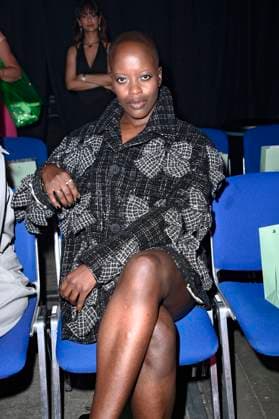 Florence Kasumba bei der Marcel Ostertag Fashion Show auf der Berlin Fashion Week S S 2026 in der Uber Eats Music Hall. Berlin, 02.07.2025
