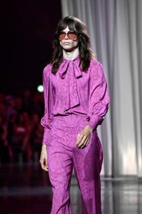 Model bei der Marcel Ostertag Fashion Show auf der Berlin Fashion Week S S 2026 in der Uber Eats Music Hall. Berlin, 02.07.2025