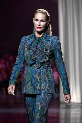 Model bei der Marcel Ostertag Fashion Show auf der Berlin Fashion Week S S 2026 in der Uber Eats Music Hall. Berlin, 02.07.2025