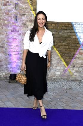 Janina Uhse beim LASCANA SUMMER CLUB im Rahmen der Berlin Fashion Week im Maaya in Berlin am 02.07.2025