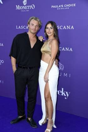 Sarah Engels and Joti Polizoakis beim LASCANA SUMMER CLUB im Rahmen der Berlin Fashion Week im Maaya in Berlin am 02.07.2025