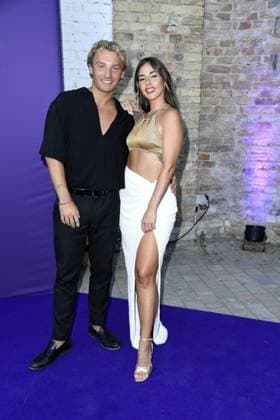 Sarah Engels and Joti Polizoakis beim LASCANA SUMMER CLUB im Rahmen der Berlin Fashion Week im Maaya in Berlin am 02.07.2025