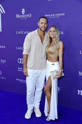 Andrej Mangold and Annika Jung beim LASCANA SUMMER CLUB im Rahmen der Berlin Fashion Week im Maaya in Berlin am 02.07.2025