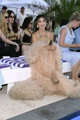 Kisu Nguyen beim LASCANA SUMMER CLUB im Rahmen der Berlin Fashion Week im Maaya in Berlin am 02.07.2025