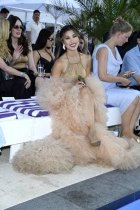 Kisu Nguyen beim LASCANA SUMMER CLUB im Rahmen der Berlin Fashion Week im Maaya in Berlin am 02.07.2025