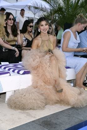 Kisu Nguyen beim LASCANA SUMMER CLUB im Rahmen der Berlin Fashion Week im Maaya in Berlin am 02.07.2025