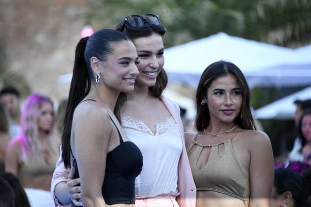 Amira Aly, Lili Paul-Roncalli und Sarah Engels beim LASCANA SUMMER CLUB im Rahmen der Berlin Fashion Week im Maaya in Berlin am 02.07.2025