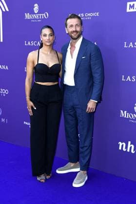 Amira Aly mit Freund Christian Düren beim LASCANA SUMMER CLUB im Rahmen der Berlin Fashion Week im Maaya in Berlin am 02.07.2025