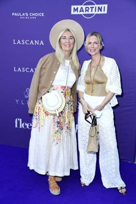 Sarah Rissen (Lascana Marketing Chefin) und Tamara Graefin von Nayhaus beim LASCANA SUMMER CLUB im Rahmen der Berlin Fashion Week im Maaya in Berlin am 02.07.2025