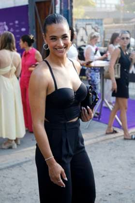 Amira Aly beim Lascana Summer Club Event auf der Fashion Week S S 2026 im Maaya. Berlin, 02.07.2025 *** Amira Aly at the Lascana Summer Club Event at Fashion Week S S 2026 at Maaya Berlin, 02 07 2025 Foto:xM.xWehnertx xFuturexImagex lascana_5705