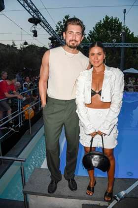 Christian Wackert und Steffi Brungs zu Gast bei der Fashion Show von Lascana , Summer Club im Maaya am 02.Juli 2025 in Berlin Berlin Deutschland *** Christian Wackert and Steffi Brungs as guests at the fashion show of Lascana , Summer Club at Maaya on July 02, 2025 in Berlin Berlin Germany