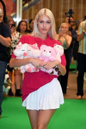 Daniela Djokic beim WALK of Mumuso in der Mall of Berlin im Rahmen der Berlin Fashion Week SS26 (Frühling Sommer 2026) am 03.07.2025