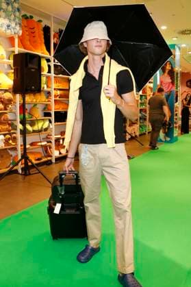 Moritz Rüdiger beim Walk of Mumuso im Rahmen der Berlin Fashion Week S S 2026 in der Mall of Berlin. Berlin, 03.07.2025