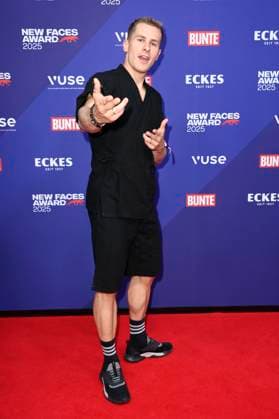 Lukas Sauer bei der Verleihung der Bunte New Faces Awards Style 2025 im Telegraphenamt. Berlin, 03.07.2025