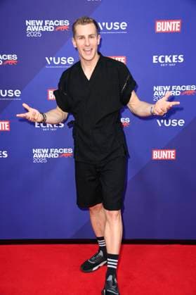 Lukas Sauer bei der Verleihung der Bunte New Faces Awards Style 2025 im Telegraphenamt. Berlin, 03.07.2025