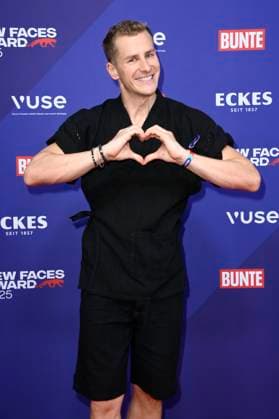 Lukas Sauer bei der Verleihung der Bunte New Faces Awards Style 2025 im Telegraphenamt. Berlin, 03.07.2025