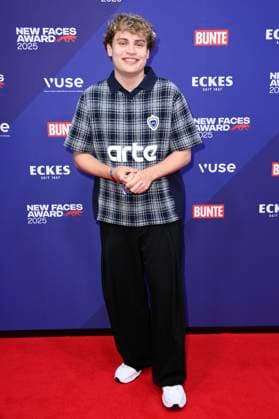Marek Fritz bei der Verleihung der Bunte New Faces Awards Style 2025 im Telegraphenamt. Berlin, 03.07.2025