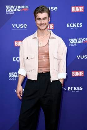 Linus Weber bei der Verleihung der Bunte New Faces Awards Style 2025 im Telegraphenamt. Berlin, 03.07.2025
