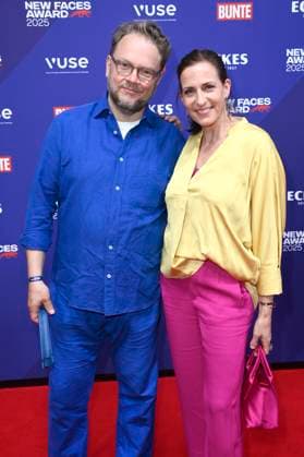 Ulrike Frank mit Ehemann Marc Schubring bei der Verleihung der Bunte New Faces Awards Style 2025 im Telegraphenamt. Berlin, 03.07.2025