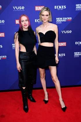 Pretty Pink und Kim Hnizdo bei der Verleihung der Bunte New Faces Awards Style 2025 im Telegraphenamt. Berlin, 03.07.2025