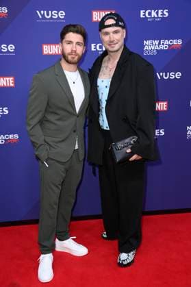 Joey Heindle und Lars Weber bei der Verleihung der Bunte New Faces Awards Style 2025 im Telegraphenamt. Berlin, 03.07.2025