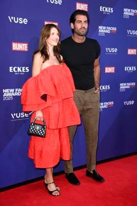 Stella Sellere und Alejandro Aguera bei der Verleihung der Bunte New Faces Awards Style 2025 im Telegraphenamt. Berlin, 03.07.2025