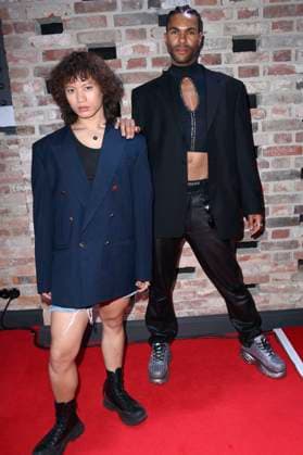 Eliob Demofike mit Lebenspartner Myat bei der Verleihung der Bunte New Faces Awards Style 2025 im Telegraphenamt. Berlin, 03.07.2025