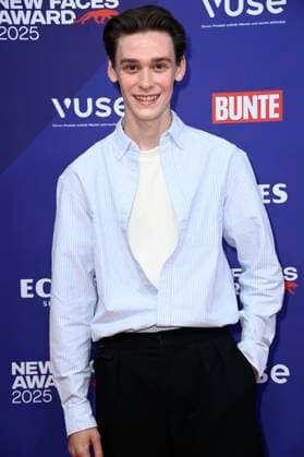 Mike Leon Lichtenberg bei der Verleihung der Bunte New Faces Awards Style 2025 im Telegraphenamt. Berlin, 03.07.2025