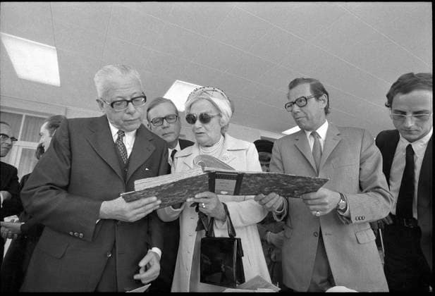 Gustav Heinemann in Switzerland, 1972 Gustav Heinemann in Switzerland, 1972 Copyright: RDB ATP Kuhn 1032_16_RDB00026639