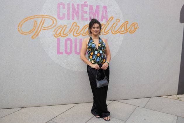 Secret Agent Film Premiere at Cinema Paradisio Camelia Jordana attends Secret Agent Film Premiere at Cinema Paradisio in Louvre on July 05, 2025 in Paris, France. Photo by Nasser Berzane ABACAPRESS.COM Paris France  Copyright: xBerzanexNasser ABACAx