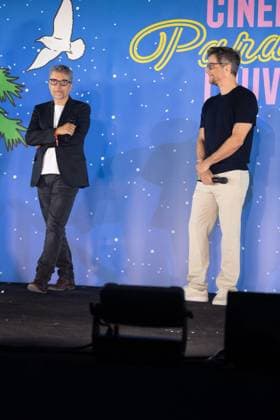Secret Agent Film Premiere at Cinema Paradisio Kleber Mendonça Filho, Wagner Moura attends Secret Agent Film Premiere at Cinema Paradisio in Louvre on July 05, 2025 in Paris, France. Photo by Nasser Berzane ABACAPRESS.COM Paris France  Copyright: xBerzanexNasser ABACAx