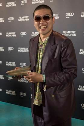 Soujiro Sanada bei der Preisverleihung auf dem 42. Filmfest München 2025 im Amerikahaus. München, 05.07.2025