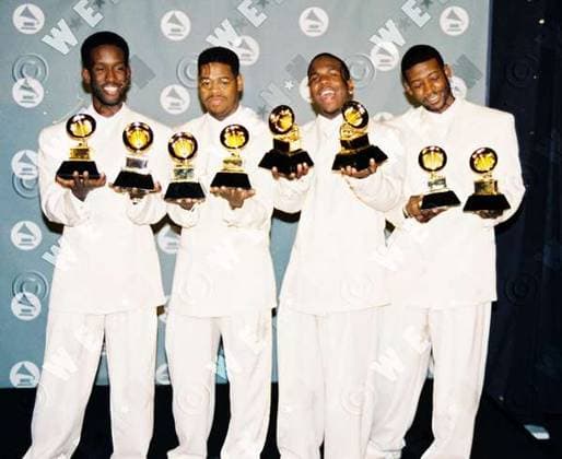Boyz II Men 37th Annual Grammy Awards Shrine Auditorium Los Angeles, California - 01.03.95, Las Vegas, Nevada, United States Chris Connor WENN 1240453.jpg