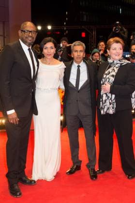 Forest Whitaker, Dolores Heredia, Rachid Bouchareb et Brenda Blethyn lors de la première du film La Voie de l ennemi (Two Men In Town) lors du 64eme Festival International du Film de Berlin, le 7 février 2014. Premiere of Two Men In Town during the 64th International Film Festival in Berlin, Germany on February 7, 2014. Berlin Allemagne *** Forest Whitaker, Dolores Heredia, Rachid Bouchareb and Brenda Blethyn at the premiere of The Way of the Enemy Two Men In Town during the 64th International Film Festival in Berlin, Germany on February 7, 2014 Premiere of Two Men In Town during the 64th International Film Festival in Berlin, Germany on February 7, 2014 Berlin Allemagne  Copyright: xAGENCEx xBESTIMAGExAGENCEx xBESTIMAGEx