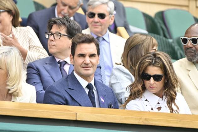 Tennis : Wimbledon -2025 - ITF - Tennis - Wimbledon - ITF - Ambiance Royal Box - Mirka et Roger Federer - Suisse GB  Copyright: xChryslenexCaillaud xPznewsx