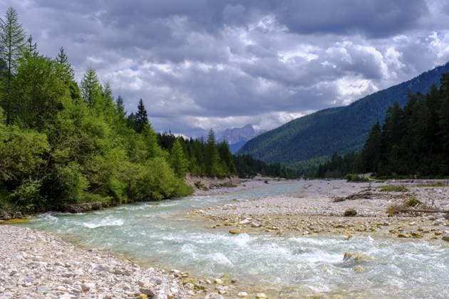 Fluss Boite, bei Cortina d Ampezzo, Dolomiten, Trentino, Italien, Europa River Boite, near Cortina d Ampezzo, Dolomites, Trentino, Italy, Europe Copyright: imageBROKER FotografiexLisax+xWi ibxdwb13965437.jpg