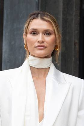 PFW Tamara Ralph Outside Arrivals NB Chloe Lecareux arriving at the Tamara Ralph show as part of Haute Couture Fashion Week on July 07, 2025 in Paris, France. Photo by Nasser Berzane ABACAPRESS.COM Paris France  Copyright: xBerzanexNasser ABACAx