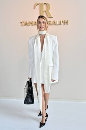 PFW Tamara Ralph Front Row Chloe Lecareux at the Tamara Ralph show as part of Haute Couture Fashion Week in Paris, France on July, 7, 2025. Photo by Julien Reynaud APS-Medias ABACAPRESS.COM Paris France  Copyright: xReynaudxJulien APS-Medias ABACAx