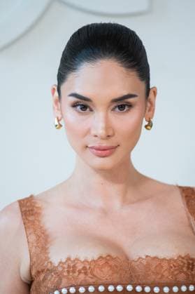 PFW Georges Hobeika Front Row AM Pia Wurtzbach attending the Georges Hobeika Haute Couture Fall Winter 2025 2026 show as part of Paris Fashion Week in Paris, France on July 07, 2025. Photo by Aurore Marechal ABACAPRESS.COM Paris France  Copyright: xMarechalxAurore ABACAx