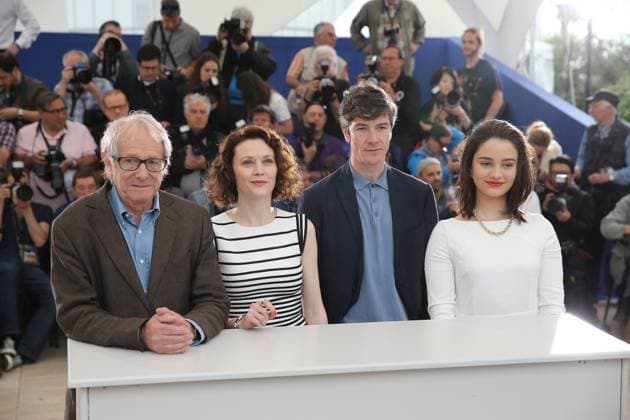 Ken Loach, Simone Kirby, Barry Ward et Aisling Francios - Photocall du film Jimmy s Hall lors du 67ème Festival International du Film de Cannes, le 22 mai 2014. Call for Jimmy s Hall at the 67th Cannes Film Festival. Cannes, France, on May 22nd 2014. Cannes France *** Ken Loach, Simone Kirby, Barry Ward and Aisling Francios Photocall for Jimmy s Hall at the 67th Cannes International Film Festival Cannes, France, on May 22nd 2014 Cannes France  Copyright: xBORDE-MOREAUx xBESTIMAGExBORDE-MOREAUx xBESTIMAGEx