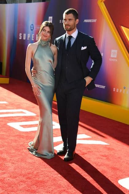 Hollywood CA: Jul 7: David Corenswet & Julia Best Warnerattends the Los Angeles premiere of Superman at the TCL Chinese Theatre in Hollywood, California, on July 7, 2025 Copyright: xJeffreyxMayerx xMediaPunchx