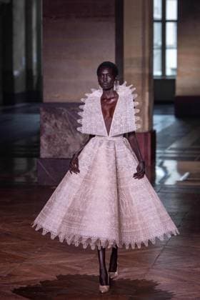 PFW - Georges Hobeika Runway A model walks the runway at the Georges Hobeika Haute Couture Fall Winter 2025-2026 show, as part of Paris Fashion Week in Paris, France on July 7, 2025. Photo by Ammar Abd Rabbo ABACAPRESS.COM Paris France  Copyright: xAbdxRabboxAmmar ABACAx