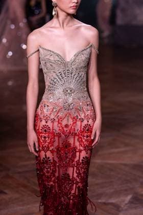 PFW - Georges Hobeika Runway A model walks the runway at the Georges Hobeika Haute Couture Fall Winter 2025-2026 show, as part of Paris Fashion Week in Paris, France on July 7, 2025. Photo by Ammar Abd Rabbo ABACAPRESS.COM Paris France  Copyright: xAbdxRabboxAmmar ABACAx