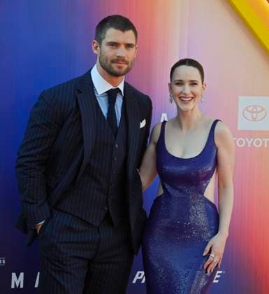 Cast members David Corenswet (L) and Rachel Brosnahan attend the premiere of the sci-fi motion picture Superman at the TCL Chinese Theatre in the Hollywood section of Los Angeles on Monday, July 7, 2025. Storyline: Superman must reconciles his alien Kryptonian heritage with his human upbringing as reporter Clark Kent. As the embodiment of truth, justice and the human way he soon finds himself in a world that views these as old-fashioned. Superman must reconcile his alien Kryptonian heritage with his human upbringing as reporter Clark Kent. As the embodiment of truth, justice and the human way he soon finds himself in a world that views these as old-fashioned.  LAP20205070701 JIMxRUYMEN