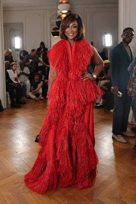 Muriel Blanche Celebrities at Imane Ayissi Haute Couture Fall Winter 2025 2026 Collection fashion show, during Paris Fashion Week on july 7th 2025 Paris France Sébastien fremont Bestimage Celebrities at Imane Ayissi Haute Couture Fall Winter 2025 2026 Collection fashion show, during Paris Fashion Week on july 7th 2025 Paris France  Copyright: xSebastienxFremontx xBestimagexSebastienxFremontx xBestimagex