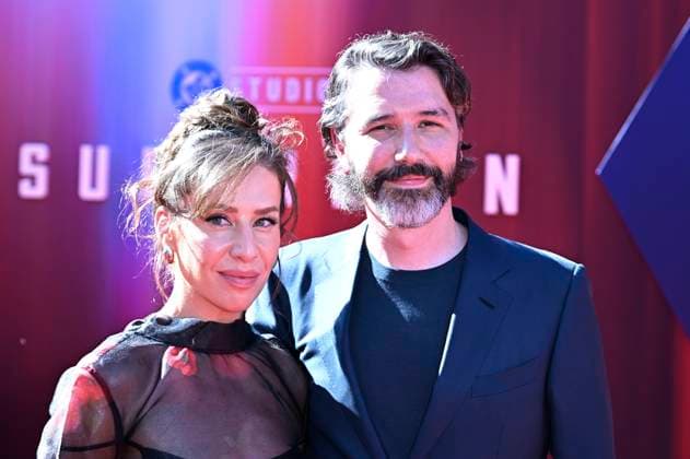 David Fleming mit Begleitung bei der Weltpremiere des Kinofilms Superman im TCL Chinese Theatre. Los Angeles, 07.07.2025