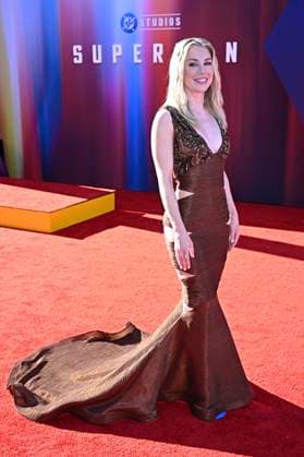 Jennifer Holland bei der Weltpremiere des Kinofilms Superman im TCL Chinese Theatre. Los Angeles, 07.07.2025